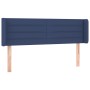Kopfteil aus blauem Stoff, 147 x 16 x 78/88 cm von vidaXL, Kopf- und Fußteile - Ref: Foro24-3118912, Preis: 69,25 €, Rabatt: %