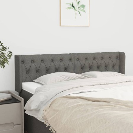 Kopfteil aus dunkelgrauem Stoff, 163 x 16 x 78/88 cm von vidaXL, Kopf- und Fußteile - Ref: Foro24-3119111, Preis: 83,43 €, Ra...