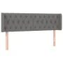 Dark gray fabric headboard 163x16x78/88 cm by vidaXL, Headboards and footboards - Ref: Foro24-3119111, Price: 84,13 €, Discou...