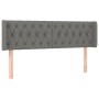 Kopfteil aus dunkelgrauem Stoff, 163 x 16 x 78/88 cm von vidaXL, Kopf- und Fußteile - Ref: Foro24-3119111, Preis: 83,43 €, Ra...