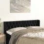 Cabecero de terciopelo negro 163x16x78/88 cm de vidaXL, Cabeceros y pies de cama - Ref: Foro24-3119160, Precio: 97,47 €, Desc...
