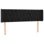 Cabecero de terciopelo negro 163x16x78/88 cm de vidaXL, Cabeceros y pies de cama - Ref: Foro24-3119160, Precio: 97,47 €, Desc...