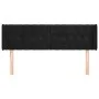 Cabecero de terciopelo negro 163x16x78/88 cm de vidaXL, Cabeceros y pies de cama - Ref: Foro24-3119160, Precio: 97,47 €, Desc...