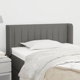 Dark gray fabric headboard 103x16x78/88 cm by vidaXL, Headboards and footboards - Ref: Foro24-3118997, Price: 59,54 €, Discou...
