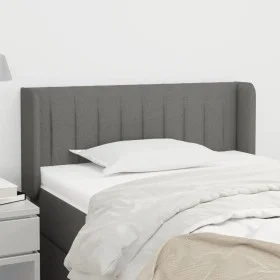 Dark gray fabric headboard 103x16x78/88 cm by vidaXL, Headboards and footboards - Ref: Foro24-3118997, Price: 58,41 €, Discou...