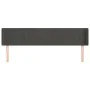 Dark gray velvet headboard 163x16x78/88 cm by vidaXL, Headboards and footboards - Ref: Foro24-3119061, Price: 72,96 €, Discou...