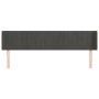Kopfteil aus dunkelgrauem Samt, 163 x 16 x 78/88 cm von vidaXL, Kopf- und Fußteile - Ref: Foro24-3119061, Preis: 74,92 €, Rab...