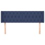 Kopfteil aus blauem Stoff, 163 x 16 x 78/88 cm von vidaXL, Kopf- und Fußteile - Ref: Foro24-3119116, Preis: 83,54 €, Rabatt: %