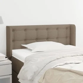 Taupe gray fabric headboard 103x16x78/88 cm by vidaXL, Headboards and footboards - Ref: Foro24-3119196, Price: 50,63 €, Disco...