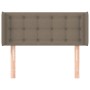 Kopfteil aus taupegrauem Stoff, 103 x 16 x 78/88 cm von vidaXL, Kopf- und Fußteile - Ref: Foro24-3119196, Preis: 51,18 €, Rab...