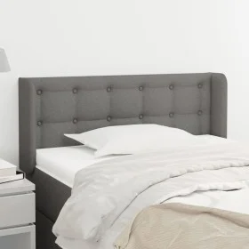 Kopfteil aus dunkelgrauem Stoff, 93 x 16 x 78/88 cm von vidaXL, Kopf- und Fußteile - Ref: Foro24-3119185, Preis: 61,13 €, Rab...