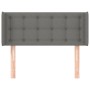 Kopfteil aus dunkelgrauem Stoff, 93 x 16 x 78/88 cm von vidaXL, Kopf- und Fußteile - Ref: Foro24-3119185, Preis: 61,19 €, Rab...