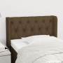 Kopfteil aus dunkelbraunem Stoff, 83 x 16 x 78/88 cm von vidaXL, Kopf- und Fußteile - Ref: Foro24-3119081, Preis: 49,34 €, Ra...