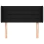 Cabecero de tela negro 93x16x78/88 cm de vidaXL, Cabeceros y pies de cama - Ref: Foro24-3118892, Precio: 42,40 €, Descuento: %