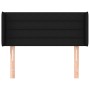 Kopfteil aus schwarzem Stoff, 93 x 16 x 78/88 cm von vidaXL, Kopf- und Fußteile - Ref: Foro24-3118892, Preis: 43,10 €, Rabatt: %