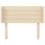 Kopfteil aus cremefarbenem Stoff, 83 x 16 x 78/88 cm von vidaXL, Kopf- und Fußteile - Ref: Foro24-3118887, Preis: 40,78 €, Ra...