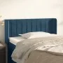 Cabecero de terciopelo azul oscuro 103x16x78/88 cm de vidaXL, Cabeceros y pies de cama - Ref: Foro24-3119052, Precio: 53,55 €...