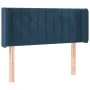 Dunkelblaues Samtkopfteil 103x16x78/88 cm von vidaXL, Kopf- und Fußteile - Ref: Foro24-3119052, Preis: 53,55 €, Rabatt: %