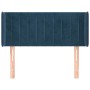 Dunkelblaues Samtkopfteil 103x16x78/88 cm von vidaXL, Kopf- und Fußteile - Ref: Foro24-3119052, Preis: 54,81 €, Rabatt: %