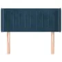 Dunkelblaues Samtkopfteil 103x16x78/88 cm von vidaXL, Kopf- und Fußteile - Ref: Foro24-3119052, Preis: 53,55 €, Rabatt: %