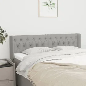 Kopfteil aus hellgrauem Stoff, 147 x 16 x 78/88 cm von vidaXL, Kopf- und Fußteile - Ref: Foro24-3119102, Preis: 69,44 €, Raba...