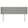 Kopfteil aus hellgrauem Stoff, 147 x 16 x 78/88 cm von vidaXL, Kopf- und Fußteile - Ref: Foro24-3119102, Preis: 69,56 €, Raba...