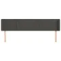 Kopfteil aus dunkelgrauem Samt, 183 x 16 x 78/88 cm von vidaXL, Kopf- und Fußteile - Ref: Foro24-3119067, Preis: 67,74 €, Rab...