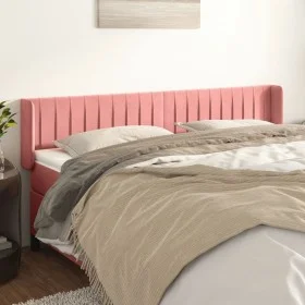 Rosa Samtkopfteil 183x16x78/88 cm von vidaXL, Kopf- und Fußteile - Ref: Foro24-3119071, Preis: 67,32 €, Rabatt: %