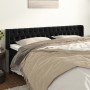 Cabecero de terciopelo negro 183x16x78/88 cm de vidaXL, Cabeceros y pies de cama - Ref: Foro24-3119166, Precio: 86,14 €, Desc...