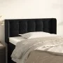 Kopfteil aus schwarzem Samt, 93 x 16 x 78/88 cm von vidaXL, Kopf- und Fußteile - Ref: Foro24-3119240, Preis: 52,99 €, Rabatt: %