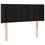 Kopfteil aus schwarzem Samt, 93 x 16 x 78/88 cm von vidaXL, Kopf- und Fußteile - Ref: Foro24-3119240, Preis: 52,99 €, Rabatt: %