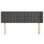 Dark gray velvet headboard 147x16x78/88 cm by vidaXL, Headboards and footboards - Ref: Foro24-3119251, Price: 78,96 €, Discou...