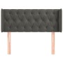 Kopfteil aus dunkelgrauem Samt, 93 x 16 x 78/88 cm von vidaXL, Kopf- und Fußteile - Ref: Foro24-3119141, Preis: 69,80 €, Raba...