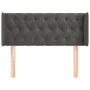 Kopfteil aus dunkelgrauem Samt, 93 x 16 x 78/88 cm von vidaXL, Kopf- und Fußteile - Ref: Foro24-3119141, Preis: 69,56 €, Raba...