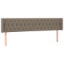 Kopfteil aus taupegrauem Stoff, 183 x 16 x 78/88 cm von vidaXL, Kopf- und Fußteile - Ref: Foro24-3119122, Preis: 98,93 €, Rab...