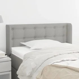 Cabecero de tela gris claro 103x16x78/88 cm de vidaXL, Cabeceros y pies de cama - Ref: Foro24-3119192, Precio: 44,99 €, Descu...