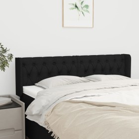 Kopfteil aus schwarzem Stoff, 163 x 16 x 78/88 cm von vidaXL, Kopf- und Fußteile - Ref: Foro24-3119112, Preis: 79,16 €, Rabat...