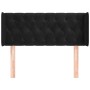 Cabecero de terciopelo negro 93x16x78/88 cm de vidaXL, Cabeceros y pies de cama - Ref: Foro24-3119142, Precio: 54,97 €, Descu...