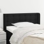 Kopfteil aus schwarzem Stoff, 93 x 16 x 78/88 cm von vidaXL, Kopf- und Fußteile - Ref: Foro24-3119186, Preis: 42,82 €, Rabatt: %
