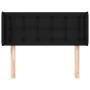 Black fabric headboard 93x16x78/88 cm by vidaXL, Headboards and footboards - Ref: Foro24-3119186, Price: 41,96 €, Discount: %