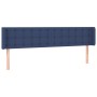 Kopfteil aus blauem Stoff, 183 x 16 x 78/88 cm von vidaXL, Kopf- und Fußteile - Ref: Foro24-3119222, Preis: 75,48 €, Rabatt: %