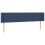 Kopfteil aus blauem Stoff, 183 x 16 x 78/88 cm von vidaXL, Kopf- und Fußteile - Ref: Foro24-3119222, Preis: 72,15 €, Rabatt: %