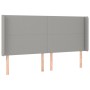 Kopfteil mit hellgrauen Stoffohren 163x16x118/128 cm von vidaXL, Kopf- und Fußteile - Ref: Foro24-3119306, Preis: 110,67 €, R...