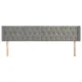 Cabecero de terciopelo gris claro 183x16x78/88 cm de vidaXL, Cabeceros y pies de cama - Ref: Foro24-3119164, Precio: 83,82 €,...