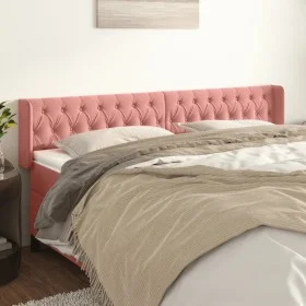 Rosa Samtkopfteil 183x16x78/88 cm von vidaXL, Kopf- und Fußteile - Ref: Foro24-3119169, Preis: 80,34 €, Rabatt: %