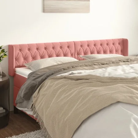 Rosa Samtkopfteil 183x16x78/88 cm von vidaXL, Kopf- und Fußteile - Ref: Foro24-3119169, Preis: 80,34 €, Rabatt: %