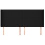 Headboard with black fabric ears 183x16x118/128 cm by vidaXL, Headboards and footboards - Ref: Foro24-3119316, Price: 136,44 ...