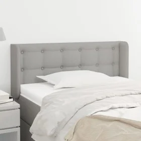 Light gray fabric headboard 93x16x78/88 cm by vidaXL, Headboards and footboards - Ref: Foro24-3119184, Price: 46,09 €, Discou...