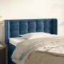 Dunkelblaues Samtkopfteil 103x16x78/88 cm von vidaXL, Kopf- und Fußteile - Ref: Foro24-3119248, Preis: 52,95 €, Rabatt: %