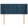 Dunkelblaues Samtkopfteil 103x16x78/88 cm von vidaXL, Kopf- und Fußteile - Ref: Foro24-3119248, Preis: 52,95 €, Rabatt: %
